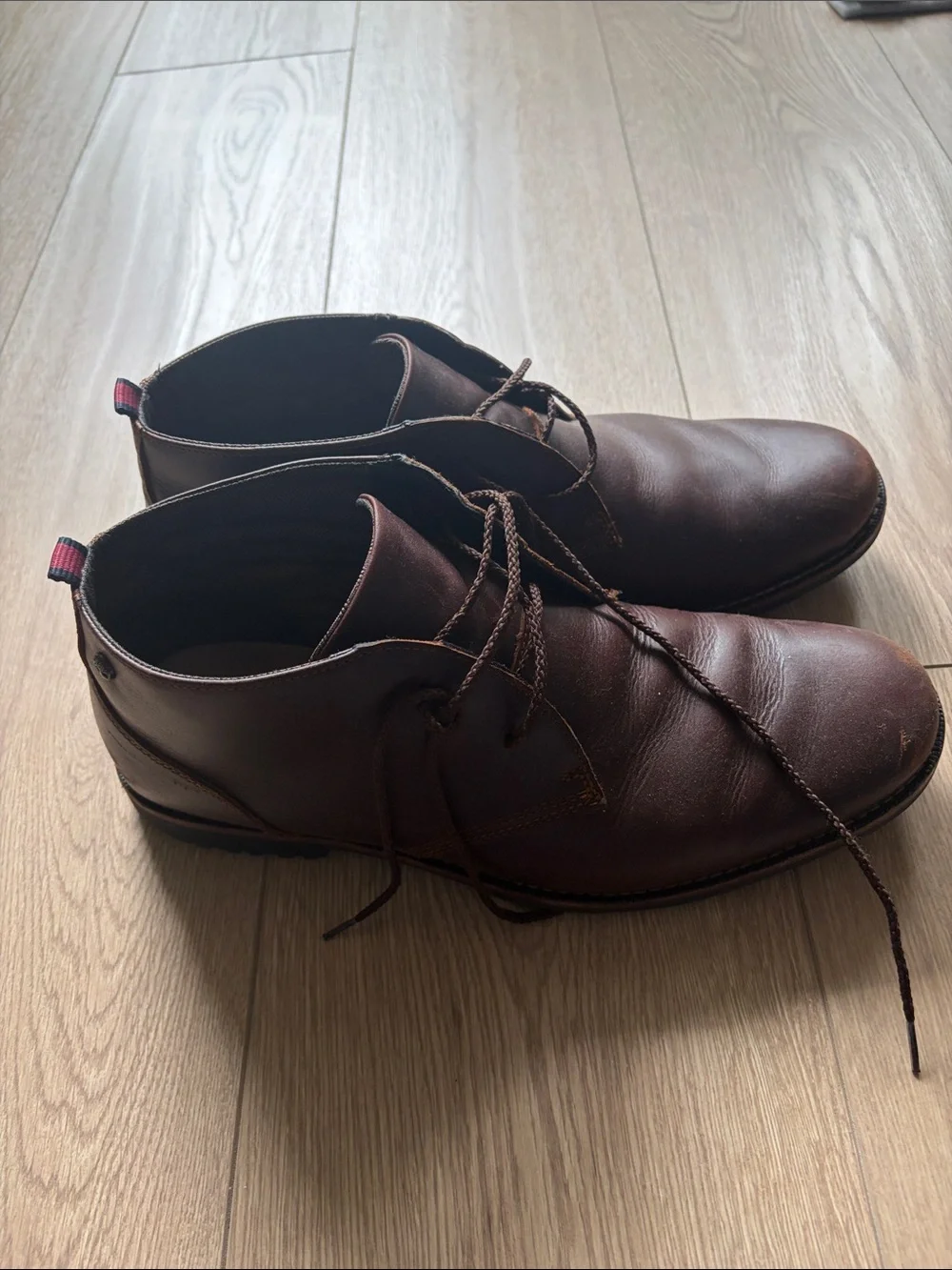 Timberland Men's Dark Brown Leather Chukka Boots